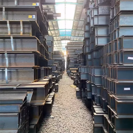 A36 Q235/Q345/Ss400 H 철 빔, 탄소 열간 압연 주요 구조 강철 H 빔, 중국 도매 제조 업체